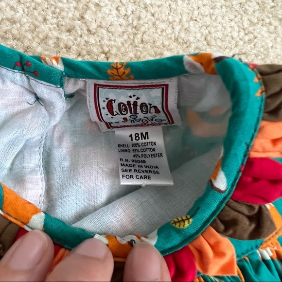 NWOT Cotton Kids Fox Dress - Picture 8 of 8